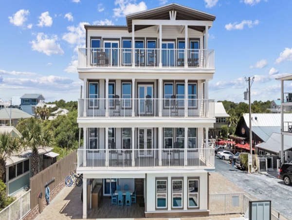 Six Bedroom Gulf Front Vacation Rental in Grayton Beach